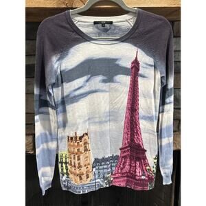 Women’s TIBI Eiffel Tower Crewneck Sweater Size XS *B3